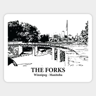 The Forks - Winnipeg MB Magnet